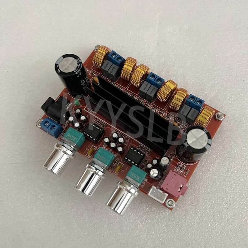 KYYSLB 100W + 5*50W 2,1 Placa amplificadora HIFI de alta potencia Audio en casa TPA3116D2 Amplificador Digital de sonido profesional