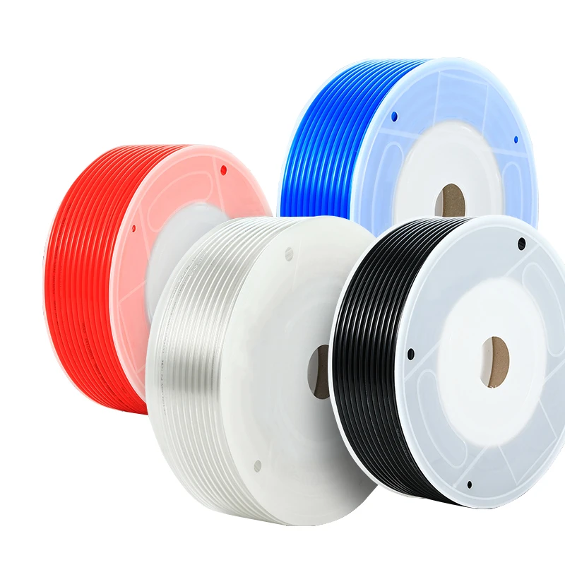 1 rollo PU4X2.5 6X8 8X5 10X6.5 12X8 manguera de aire tubo de poliuretano tubo neumático manguera para conector de compresor de aire