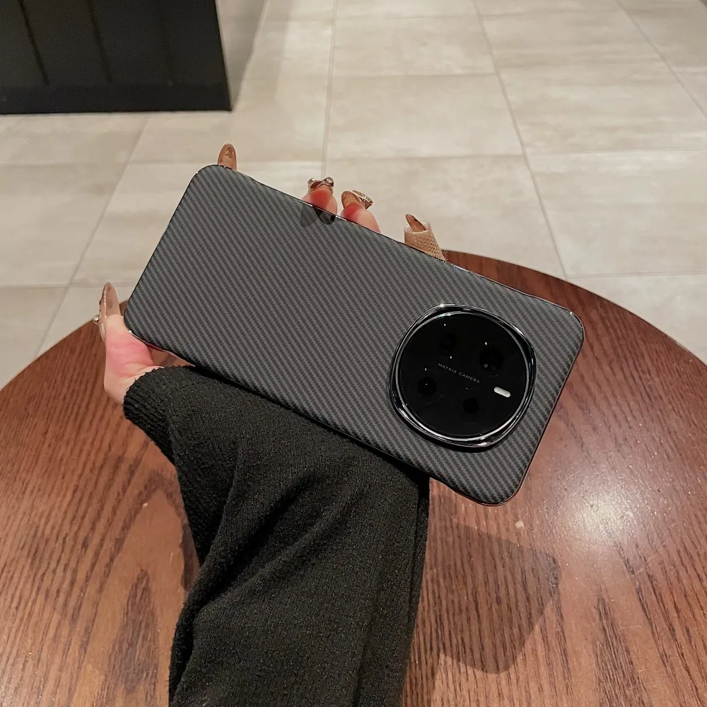 Para Huawei Magic 7 Pro funda de lujo chapada dura con patrón de fibra de carbono funda protectora trasera para Magic 7 7Pro carcasa de teléfono - imagen 4