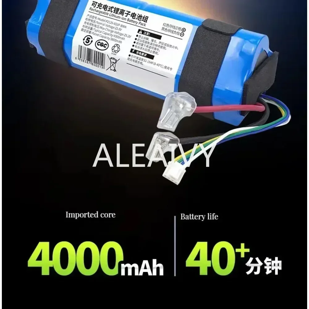 Batería de iones de litio de repuesto Original para aspiradora Dreame H10 H12 H13 VWV7 VWV8 VWV9 P2106-6S1P-BWB de mano para lavado en seco y húmedo - imagen 2
