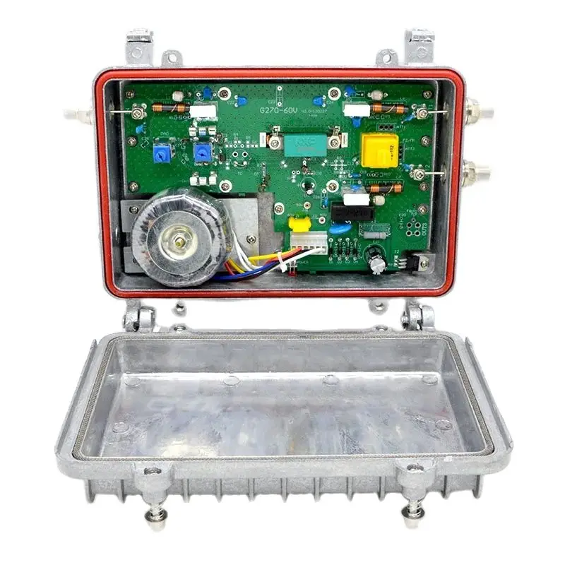 Venta caliente 60V CATV amplificador de maletero 30dB ganancia profesional al aire libre impermeable IP67 mejor precio al por mayor