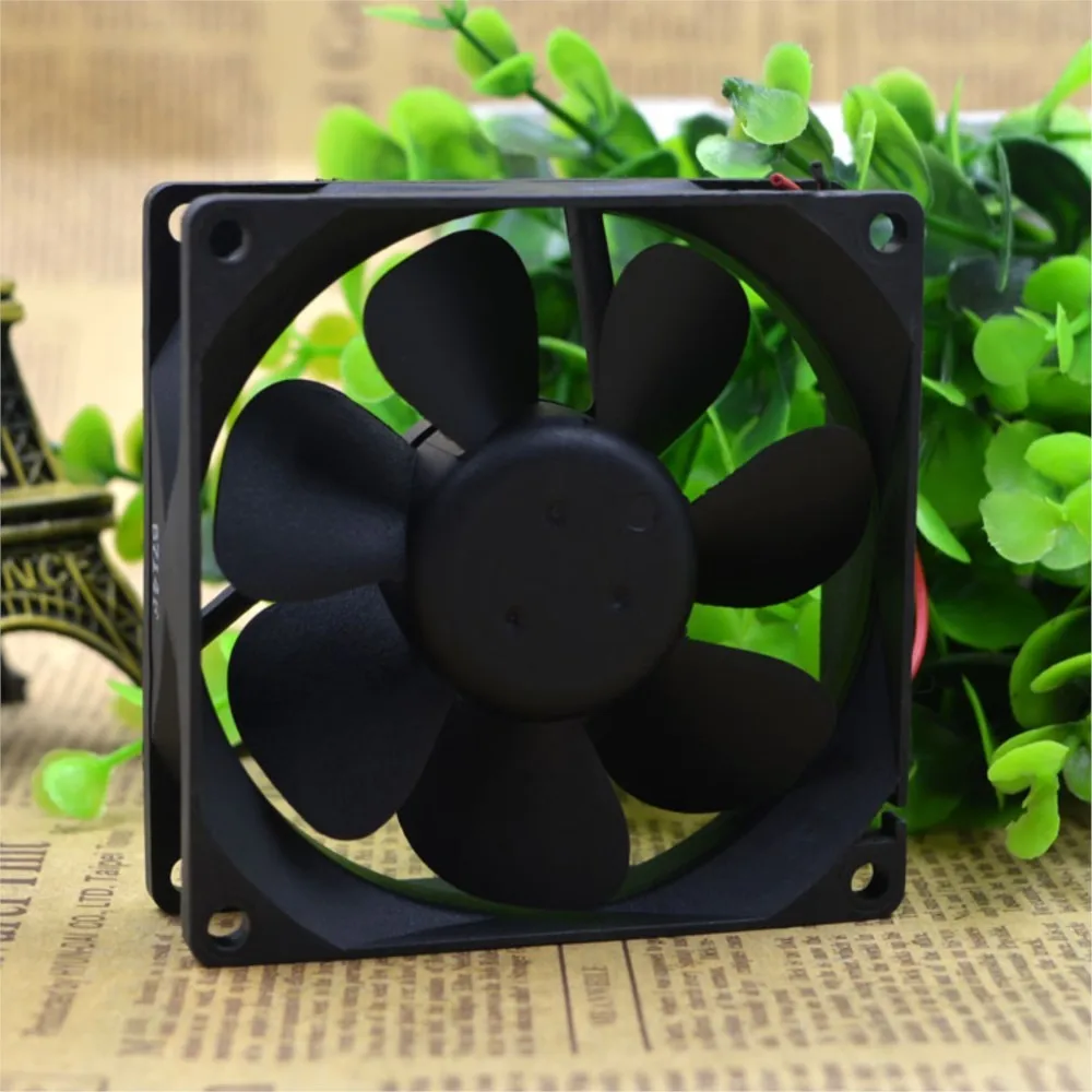 Dfb0812l ventilador de refrigeración silencioso 80mm para Delta 80X80X25mm DC 12v 0.08a 8cm fuente de alimentación ultra silenciosa de 2 cables caja de computadora - imagen 5