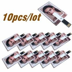 Memoria USB 2.0 tipo tarjeta bancaria ultrafina sin logotipo