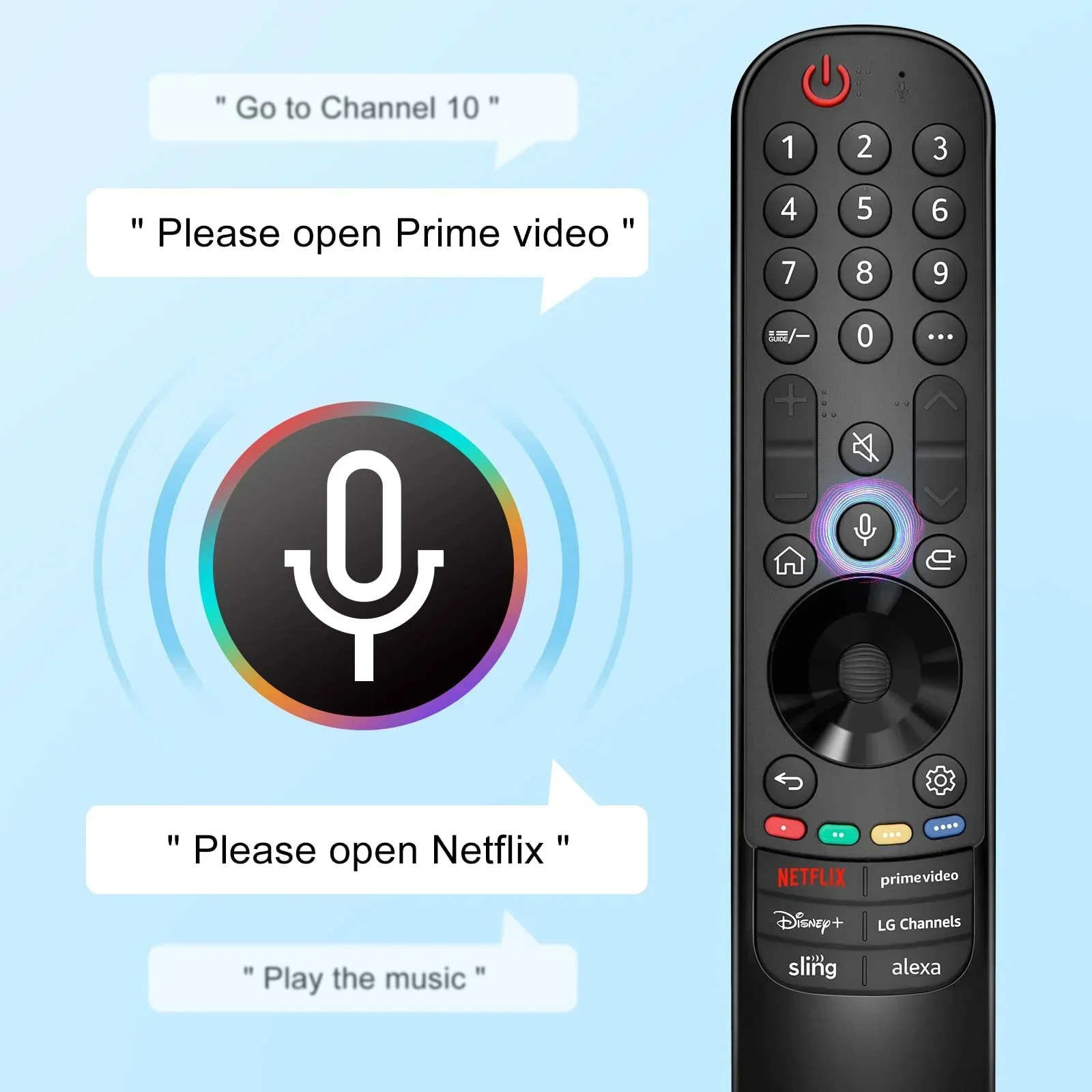 MR23GA AKB 76043102 AKB 76043112 AKB 76043107 Mando a distancia mágico para televisores inteligentes L serie B3 C3 G3 UR8000 con ratón con puntero de voz - imagen 5