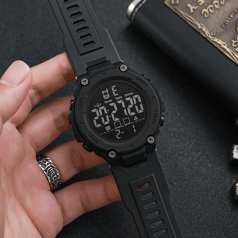 Reloj deportivo Digital para hombre, relojes deportivos luminosos resistentes al agua para hombre, reloj despertador, relojes electrónicos militares para niños y estudiantes ﻿ - imagen 4