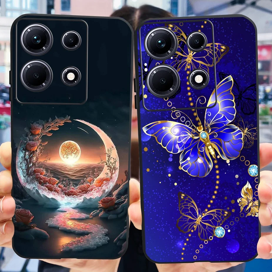 Para Infinix Note 30 Pro Funda Note 30i Linda funda pintada de moda Funda de silicona suave para Infinix Note 30 VIP Note30 Note30i Funda - imagen 3