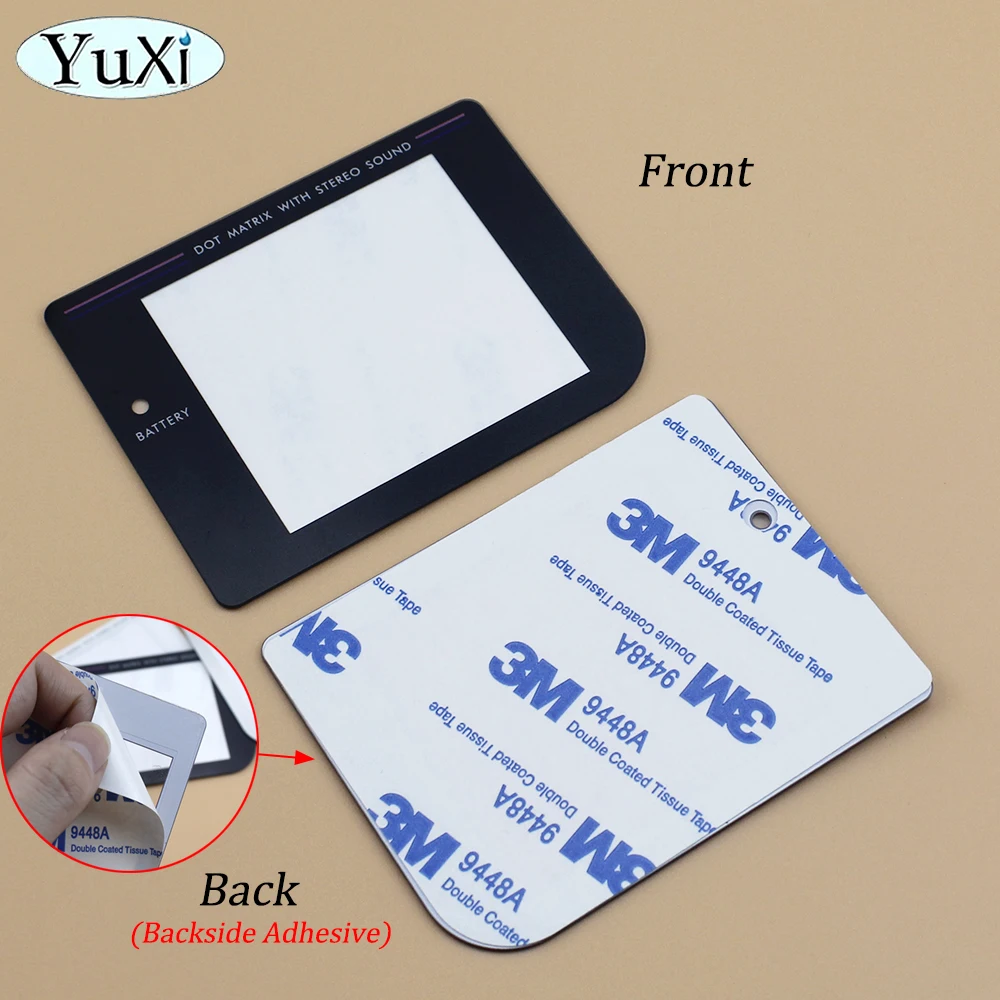 Lente de pantalla de cristal para Nintendo Gamenoy GB, pantalla LCD IPS de Alta Luz Para Classic GB DMG GBO, cubierta protectora de 2,6 pulgadas, 1 unidad - imagen 2