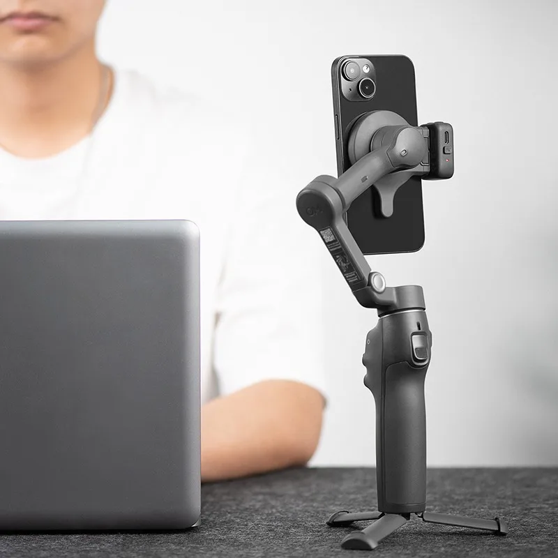 Para DJI OM 8/7 adaptador de soporte de montaje móvil de teléfono de liberación rápida magnética para DJI Osmo Mobile 7 Pro accesorios de cardán de mano