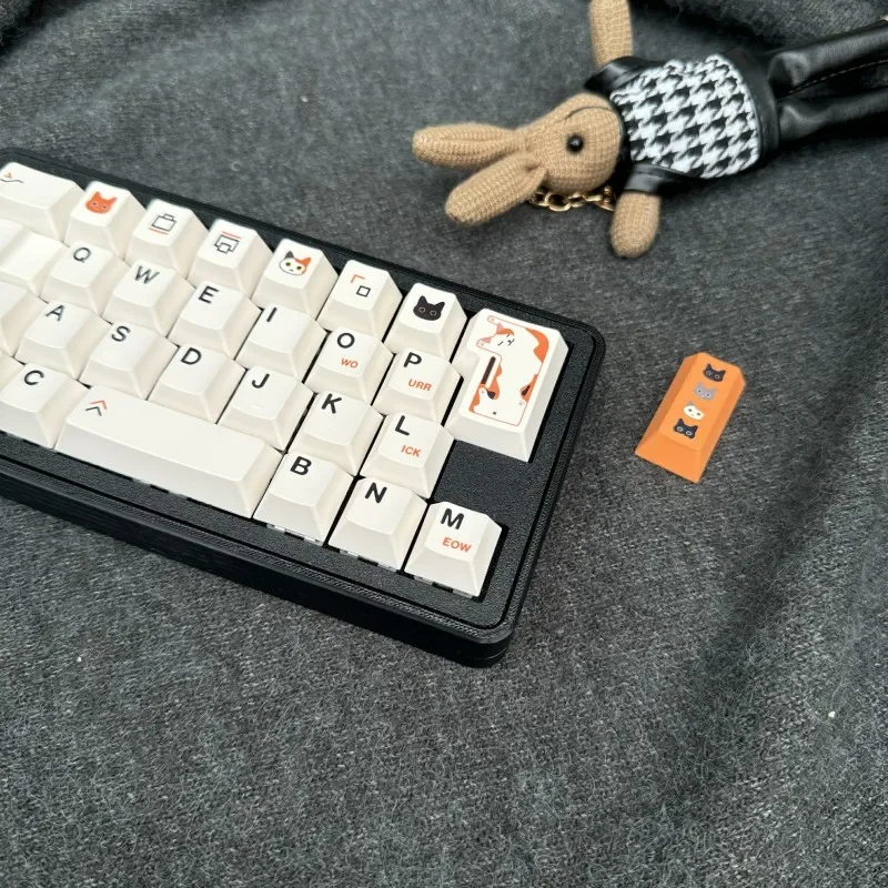 Teclado mecánico RS30 30% teclado mecánico personalizado con cable TYPE-C RGB eje blanco intercambiable en caliente QMK/VIAL DIY Gamers teclado portátil - imagen 3