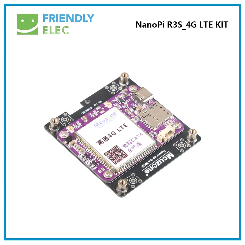 Placa de expansión NanoPi R3S_4G para R3S, Rockchip RK3566, Qualcomm/NL668-EU/NL668-AM/NL668-EAU 4G LTE - imagen 5