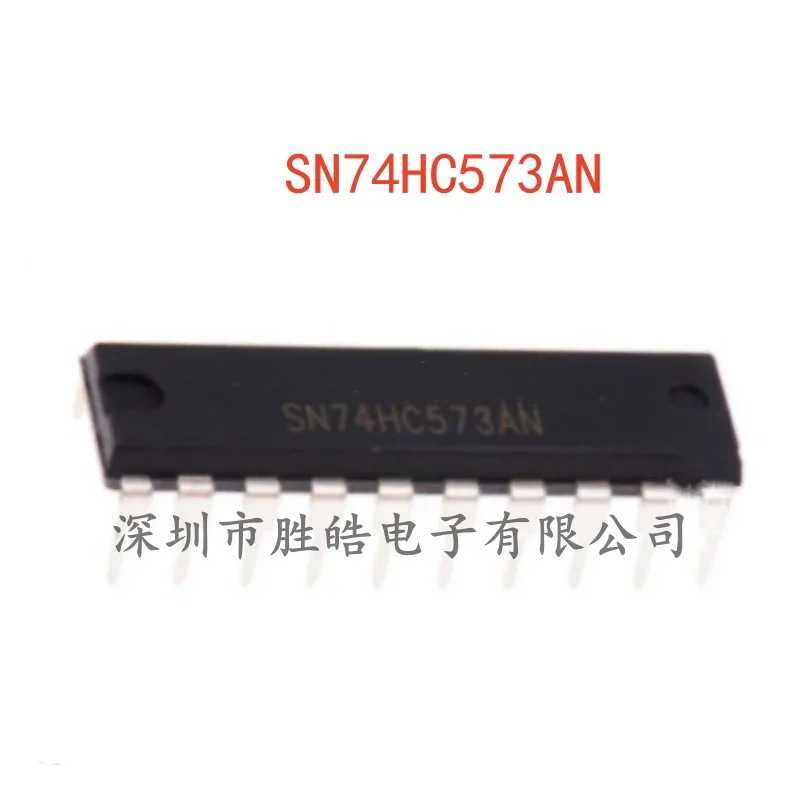 (5 uds) nuevo SN74HC573AN 74HC573 Chip lógico de disparador de salida de tres estados de ocho bits recto en circuito integrado DIP-20
