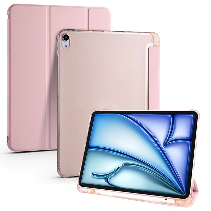 Funda con ranura para lápiz para iPad 205, A16, 11. a generación, 11 pulgadas, Funda protectora de silicona inteligente para iPad 10, 10. a generación
