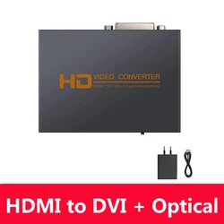 Extractor Audio HDMI a DVI 1080p con Toslink SPDIF y Jack 3,5mm