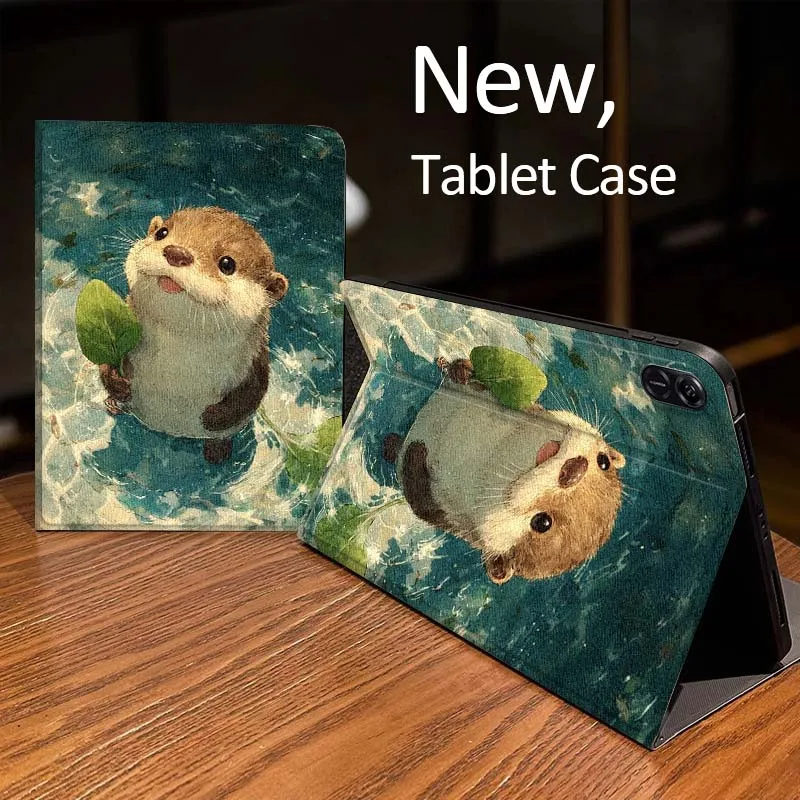 Funda para tableta, capybaras felices para Huawei MediaPad MatePad Air M6 M5 M2 T10s T5 C5e 10 11 12X10,8 SE Pro - imagen 3