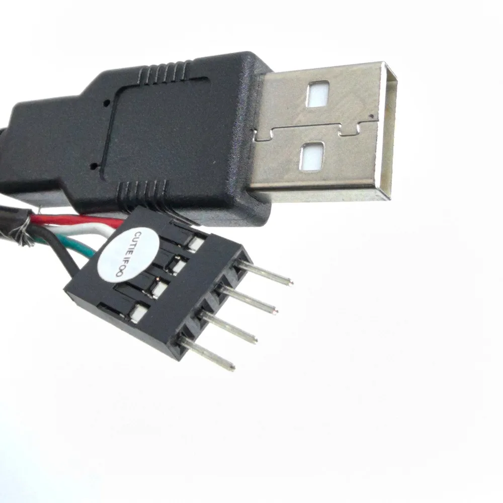 Cable USB interno A a conector Dupont macho para placa base