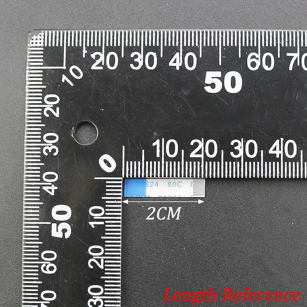 Cable de cinta flexible para controlador Wii U Pad, placa de carga de 8 pines, Cable de interruptor de alimentación, piezas de repuesto originales, 1 ud. - imagen 2