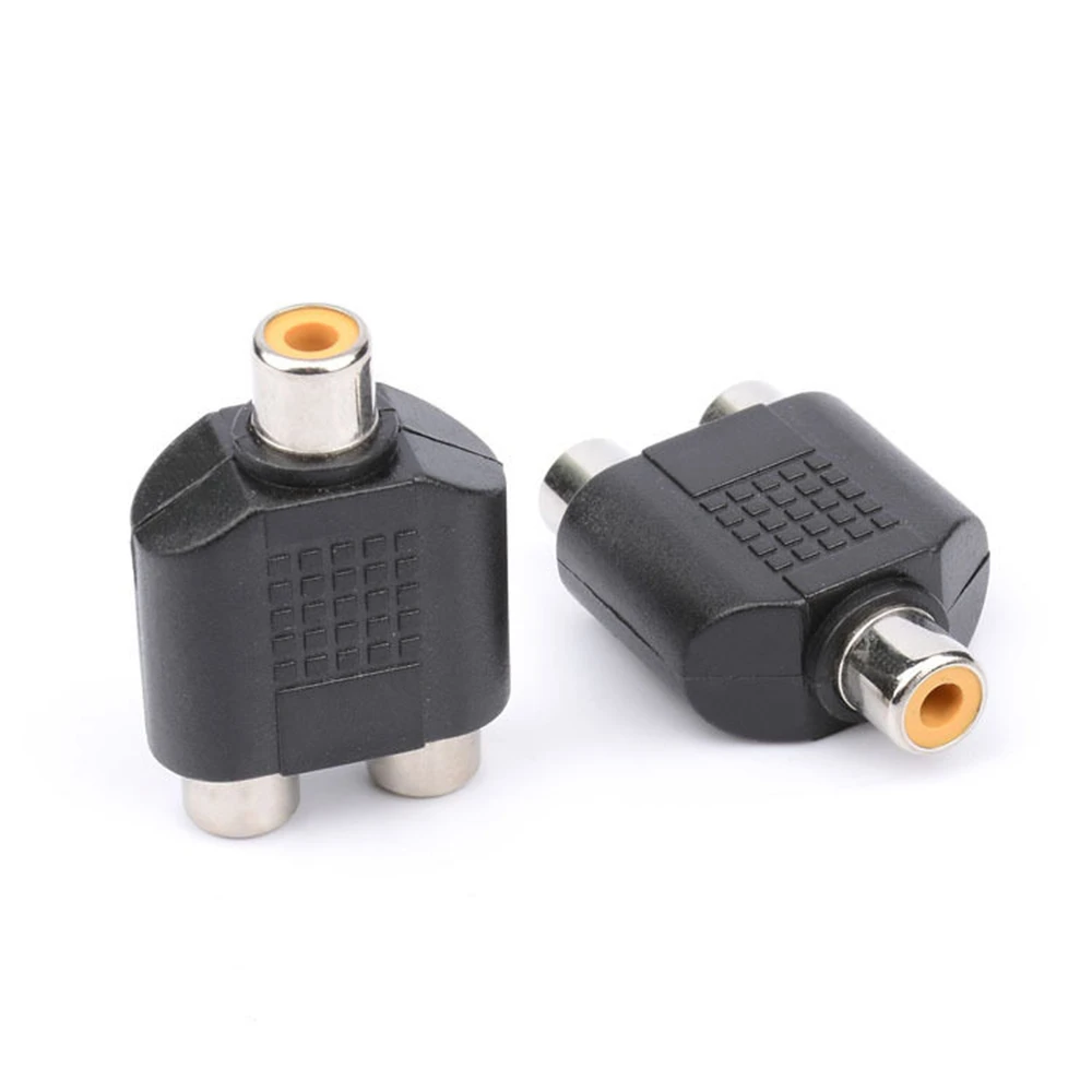 Adaptador Audio RCA Hembra Hembra Divisor Y Enchufes RCA Hembra Doble Conector Adaptador Audio 2RCA 5 Uds - imagen 2