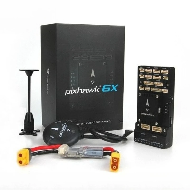 Placa de desarrollo PX4 del controlador de vuelo Holybro Pixhawk 6X de código abierto, para drones multirotor y de ala fija