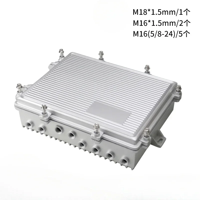 Caja amplificadora de puente inalámbrico AP para estación Base de comunicación exterior, caja impermeable de aluminio fundido a presión, 37*263*86mm - imagen 3