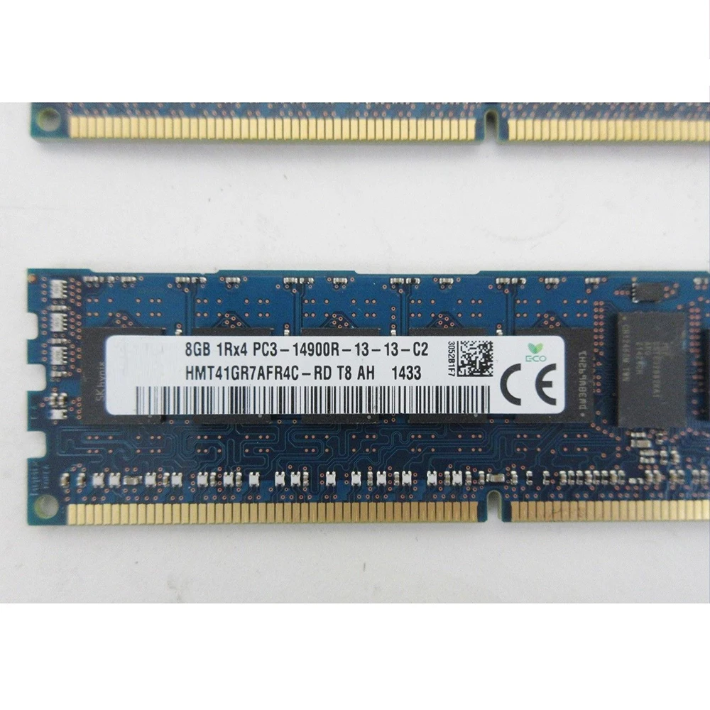 1 Uds RAM 8G 8GB 1RX4 PC3-14900R DDR3 1866 REG ECC memoria - imagen 2