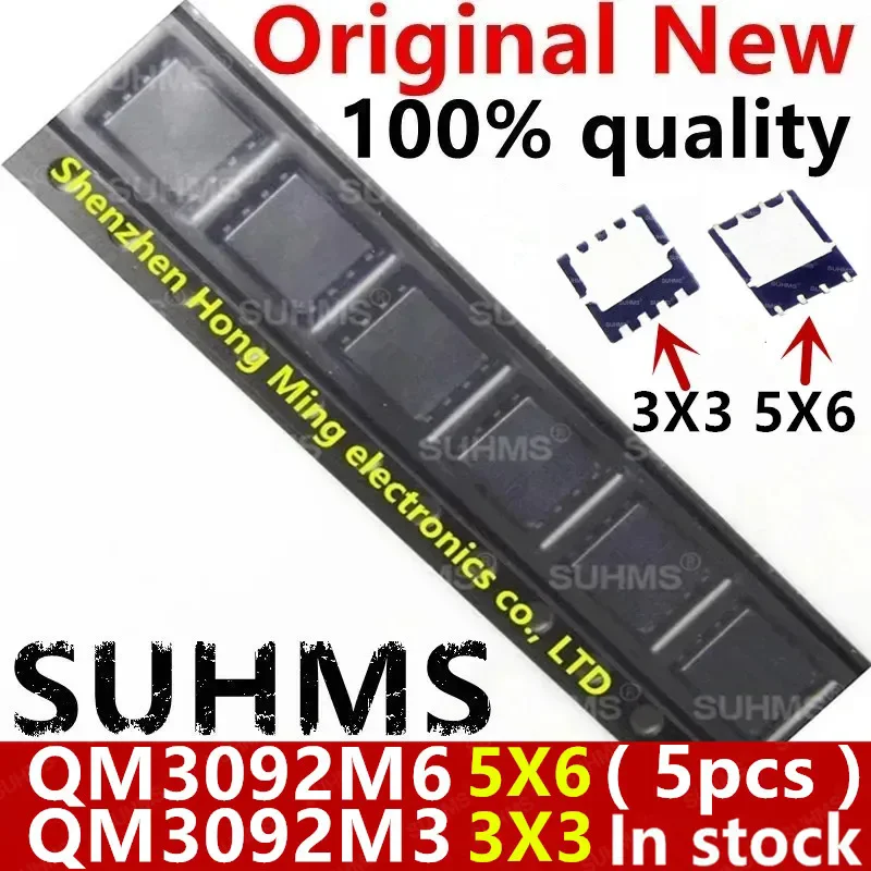Chipset QM3092 M3 M6 QFN-8 – 5 Unidades