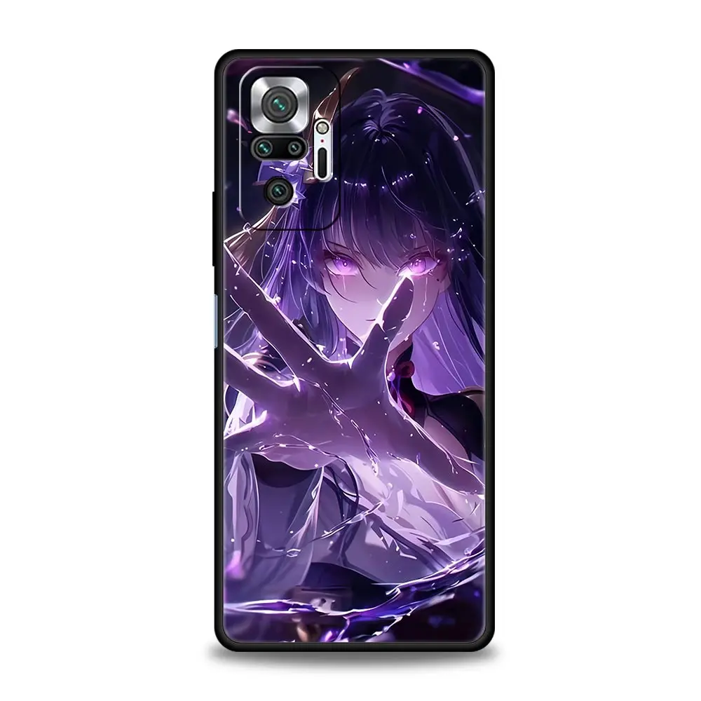 Raiden Shogun Genshin Impact funda de teléfono para Xiaomi Redmi Note 14 13 12 5G 11 10 Pro Plus 4G 9S 9 14C 13C 12C 10C 9C 9A - imagen 5