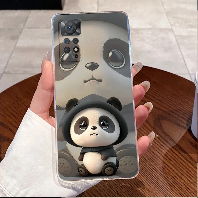 Para Xiaomi Redmi Note 12 Pro 4G funda de teléfono de lujo lindo conejo de amor divertido TPU transparente suave silicona a prueba de golpes cubierta transparente - imagen 5