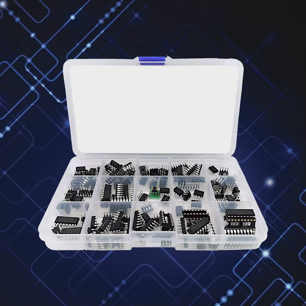 Temporizador de oscilador Opamp de 150 piezas, optoacoplador IC Pwm, Chip IC surtido, amplificador operativo PC817, NE555, LM358, LM324, JRC4558 - imagen 2