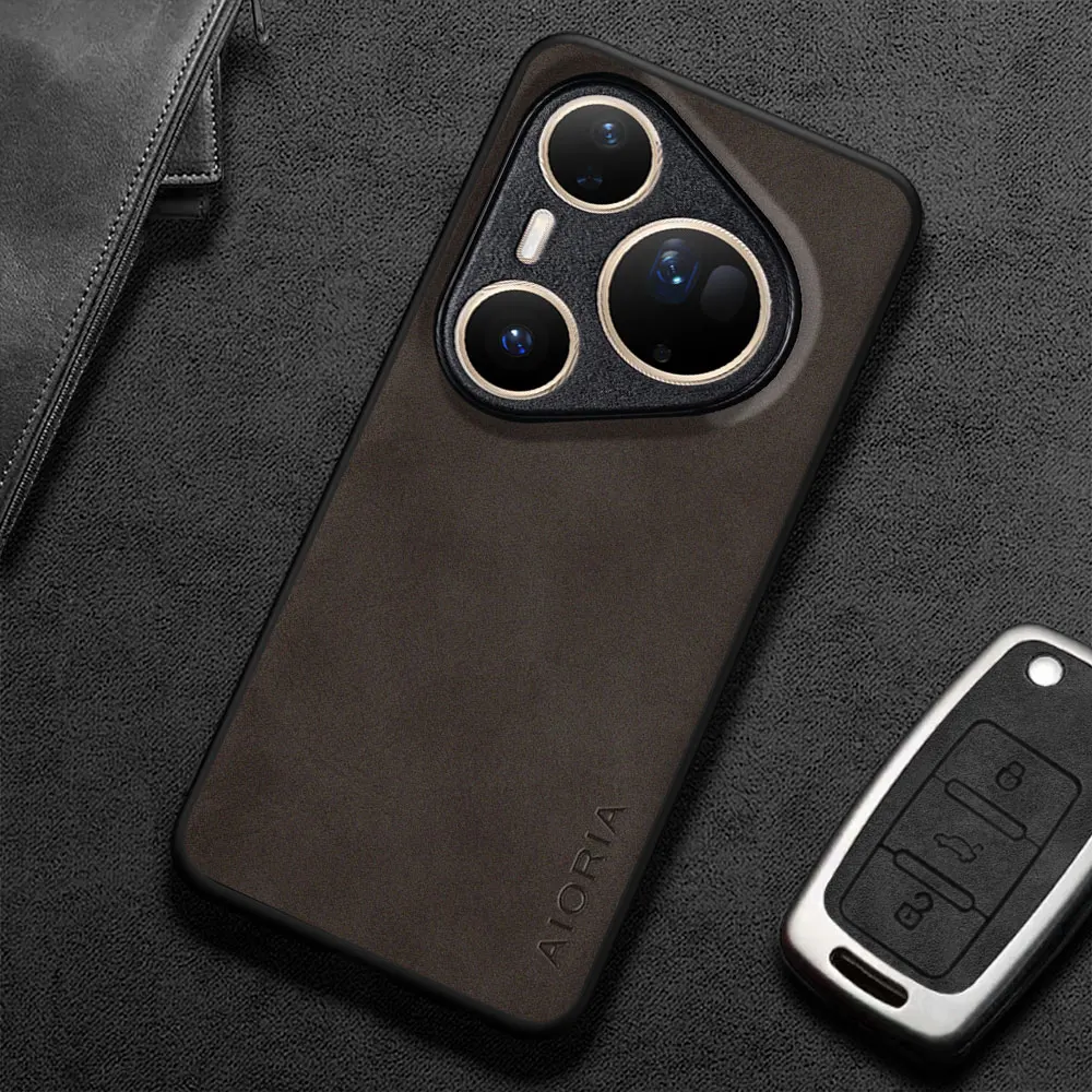 Para HUAWEI Pura 80 Ultra Pro funda Capa nueva elegante funda de teléfono de cuero PU para huawei pura 80 pro funda coque funda - imagen 5