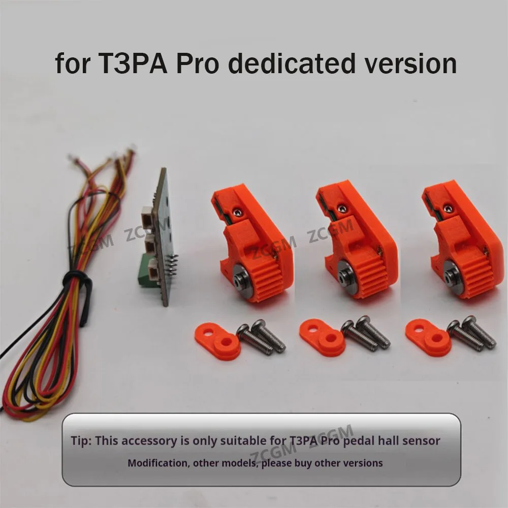 Adaptador de Sensor Hall para Thrustmaster T3PA_Pro, accesorios de modificación de tres pedales, simulador de juegos, Mod Simracing - imagen 2