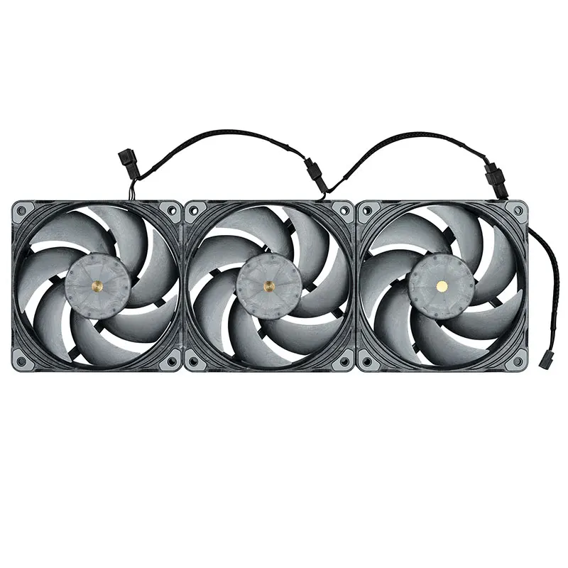 PHANTEKS T30 ventilador de refrigeración de aire y agua PWM de alta presión de grado Industrial de 12CM, rodamiento Vapo doble, potente maestro de enfriador 120X120X30MM - imagen 3