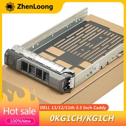 Nueva bandeja Caddy de disco duro KG1CH F238F 3,5 "SAS SATA para Dell PowerEdge T320 T420 T620 R320 R420 R520 R620 R720 R820 con tornillos