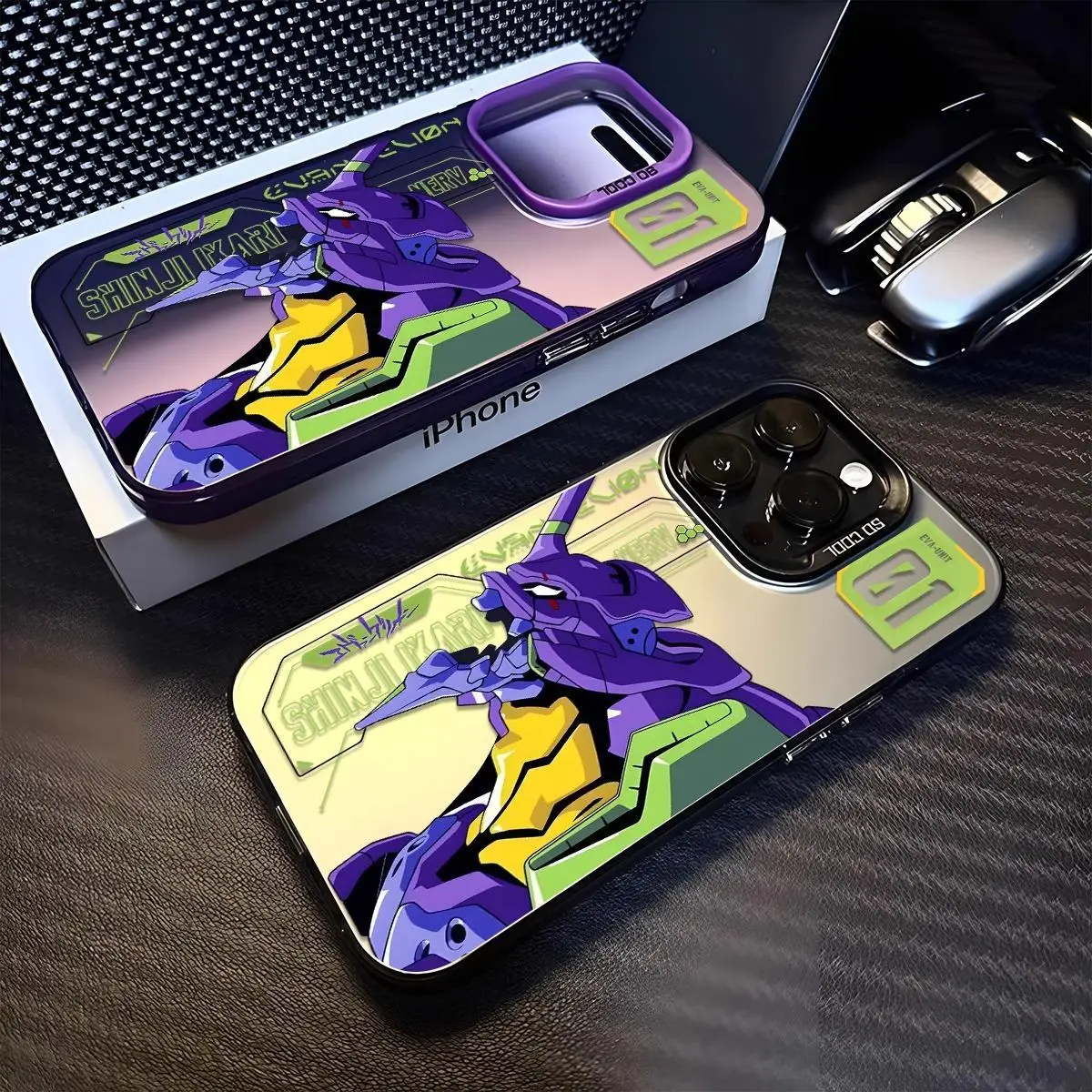 Funda de EVA-01 de dibujos animados de Anime Ikari Shinji Fighter para Xiaomi POCO X6 5G X5 X3 C50 F3GT F4 13T 12T 11 Lite, funda dura