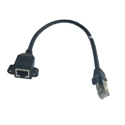 Cable Ethernet Cat6 RJ45 1 Gbps Extensión macho a hembra para panel