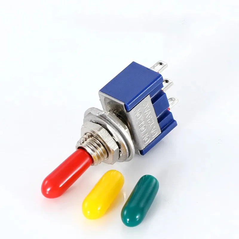 50 Uds. Cubierta de tapa de funda de goma formando para Mini interruptor de palanca de murciélago en miniatura MTS-102/103/202/203 - imagen 4