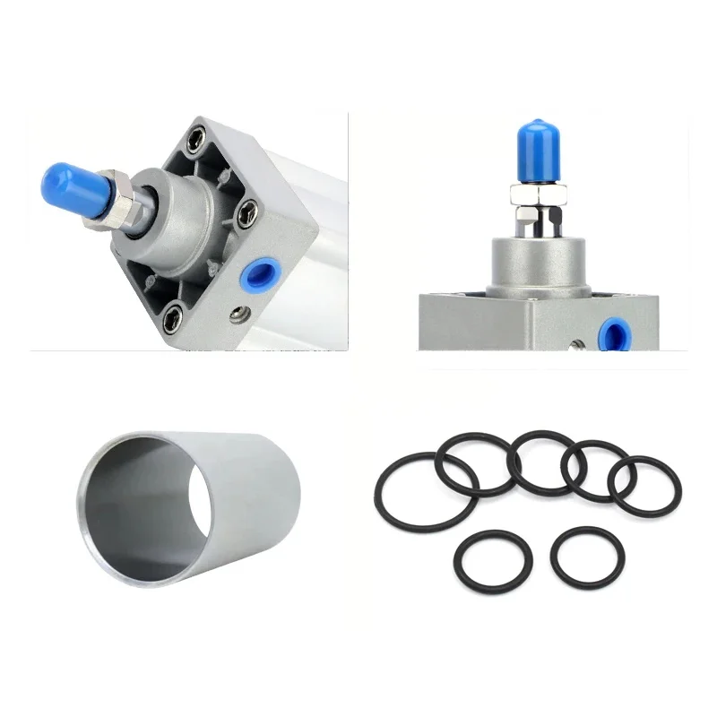 Cilindro estándar luft zylinder SAI 32 40 serie estándar doppelt mendender pneumatik cilindro sai32 SAI40-25 50 75 10 - imagen 3