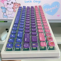 Teclas PBT Profile ANSI Cherry MX – Retroiluminación RGB Translúcida