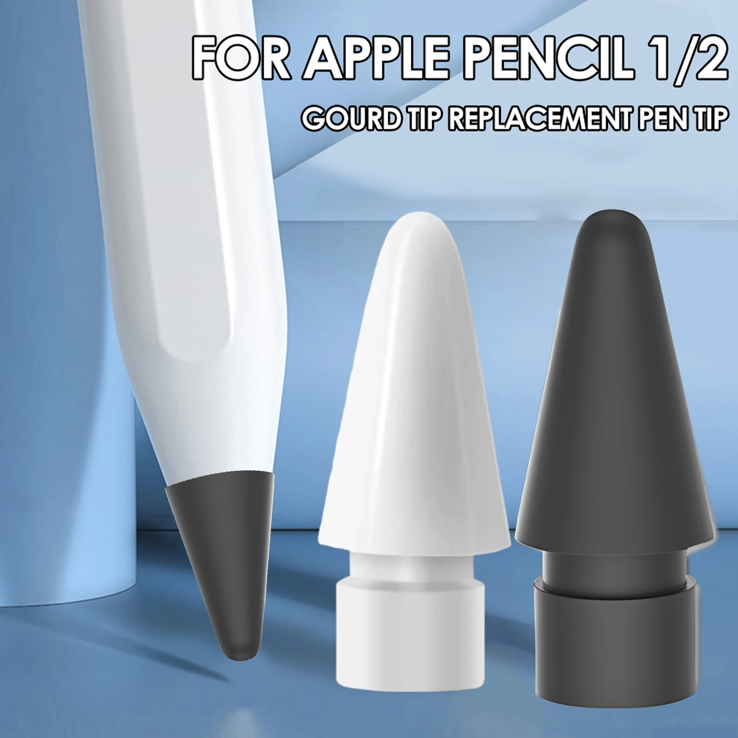 Puntas de repuesto para iPad iPencil 1a/2a generación, puntas de lápiz óptico Universal para iPad, lápiz antideslizante, reemplazo de punta de lápiz óptico, 6 uds. - imagen 5