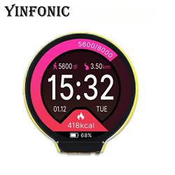 Placa de desarrollo ESP32 1,28 pulgadas 240*240 IPS módulo de pantalla LCD TFT inteligente ESP32-C3-MINI-1U GC9A01 táctil capacitiva