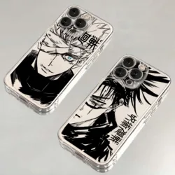 Funda iPhone Jujutsu Kaisen – Transparente Diseño Anime