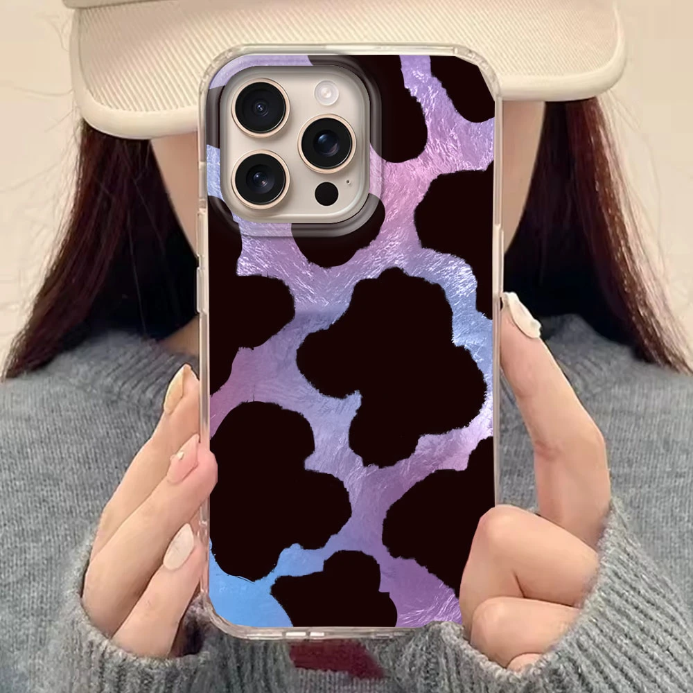  Funda de teléfono con diseño de leopardo colorido Retro para iphone 17 Air 16 15 14 13 11 12 Pro Max 7 8 Plus X XS XR SE 2022 2020 16e - imagen 5