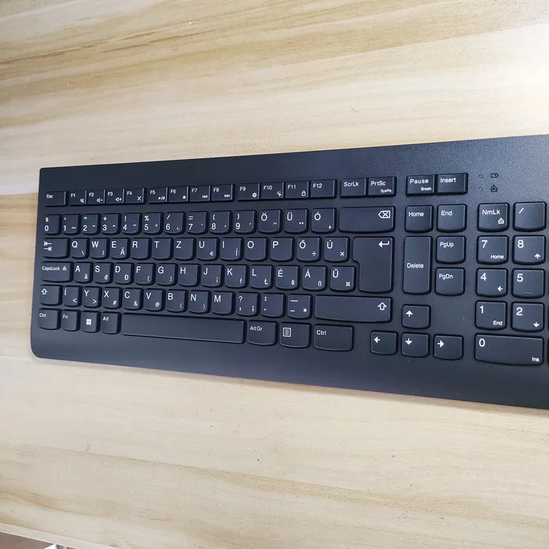 Juego de teclado y ratón inalámbricos con diseño de Hungría para teclado de escritorio para ordenador portátil Lenovo KBRFBU71 - imagen 4