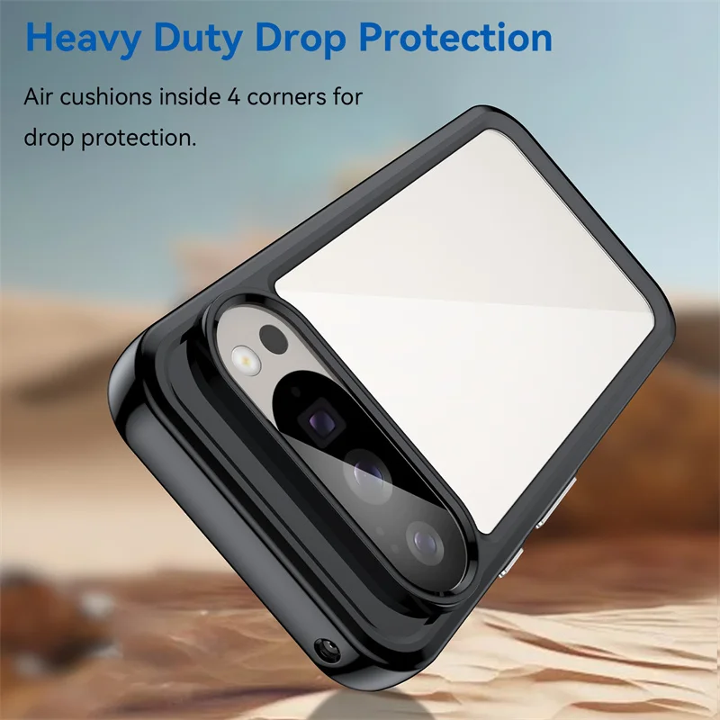 Para Google Pixel 10 Pro funda híbrida protección robusta TPU parachoques cristal transparente armadura funda para Google Pixel 10 Pro Pixel10Pro 5G - imagen 3