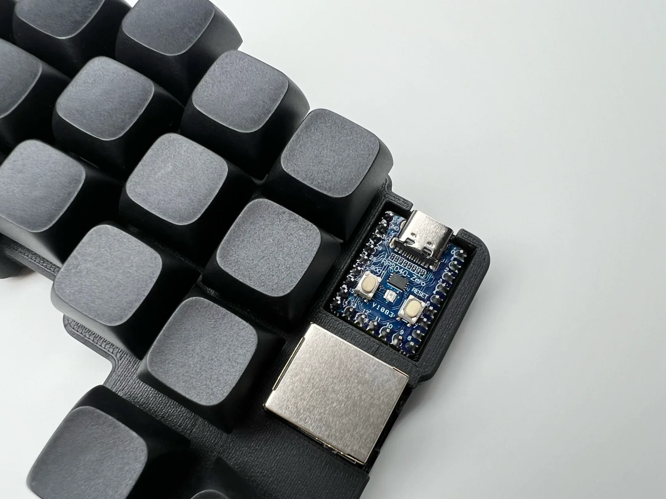 Cheapino V2 teclado dividido con cable Vial de intercambio en caliente teclado mecánico ergonómico juego MX interruptores QMK Firmware pre-soldado Kit de bricolaje - imagen 5