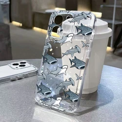 Funda Transparente iPhone 16/15/14 – Diseño Marino Antigolpes