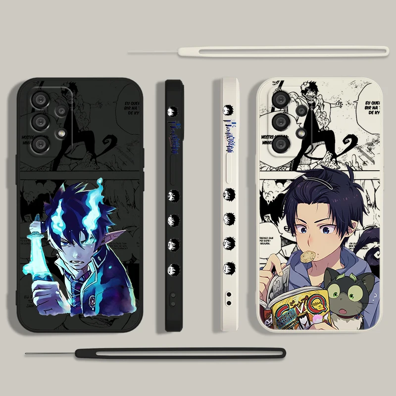 Funda de teléfono de Anime Okumura Rin para Samsung, A55, A53, A33, A52, A32, A71, A51, A21S, A35, A25, 5G, cuerda líquida izquierda - imagen 5