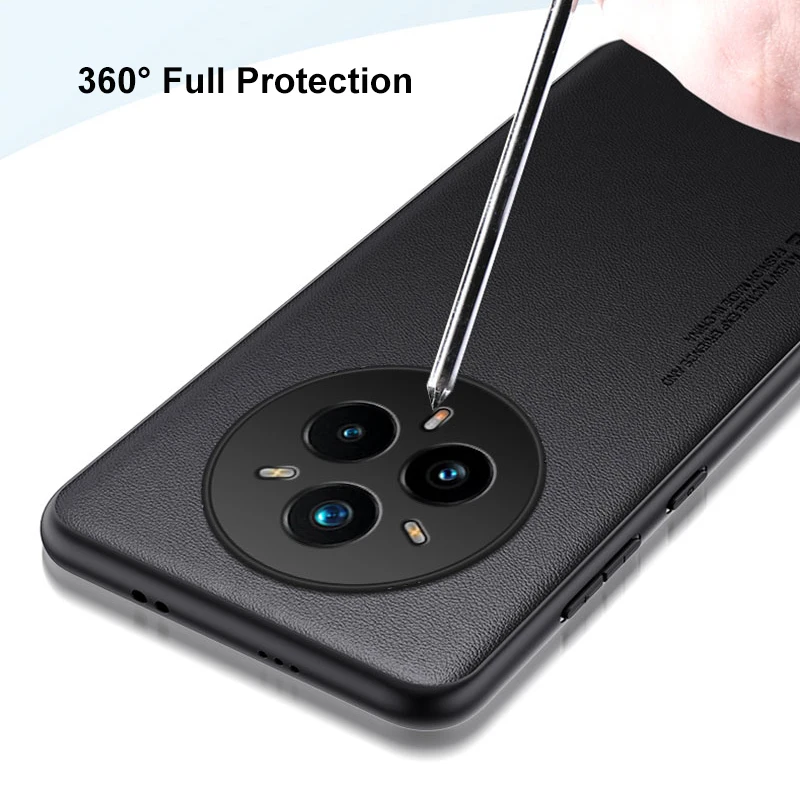Funda de cuero PU de lujo para Realme 14 Pro Plus 5G, funda trasera de silicona a prueba de golpes, funda de teléfono de protección completa para Realme 14 Pro + - imagen 5