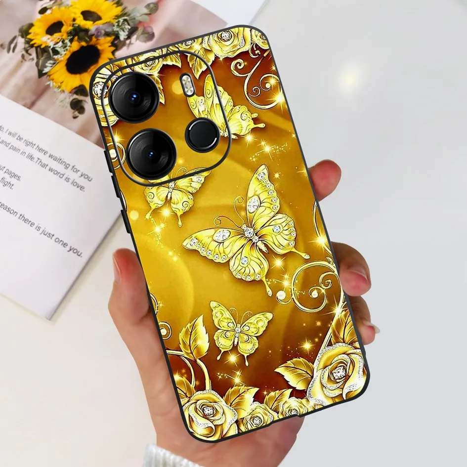 Funda para Tecno Spark Go 2023 BF7n, carcasa de silicona TPU suave y delgada, a prueba de golpes, para Tecno Pop 7 Pro BF7 BF7h - imagen 4