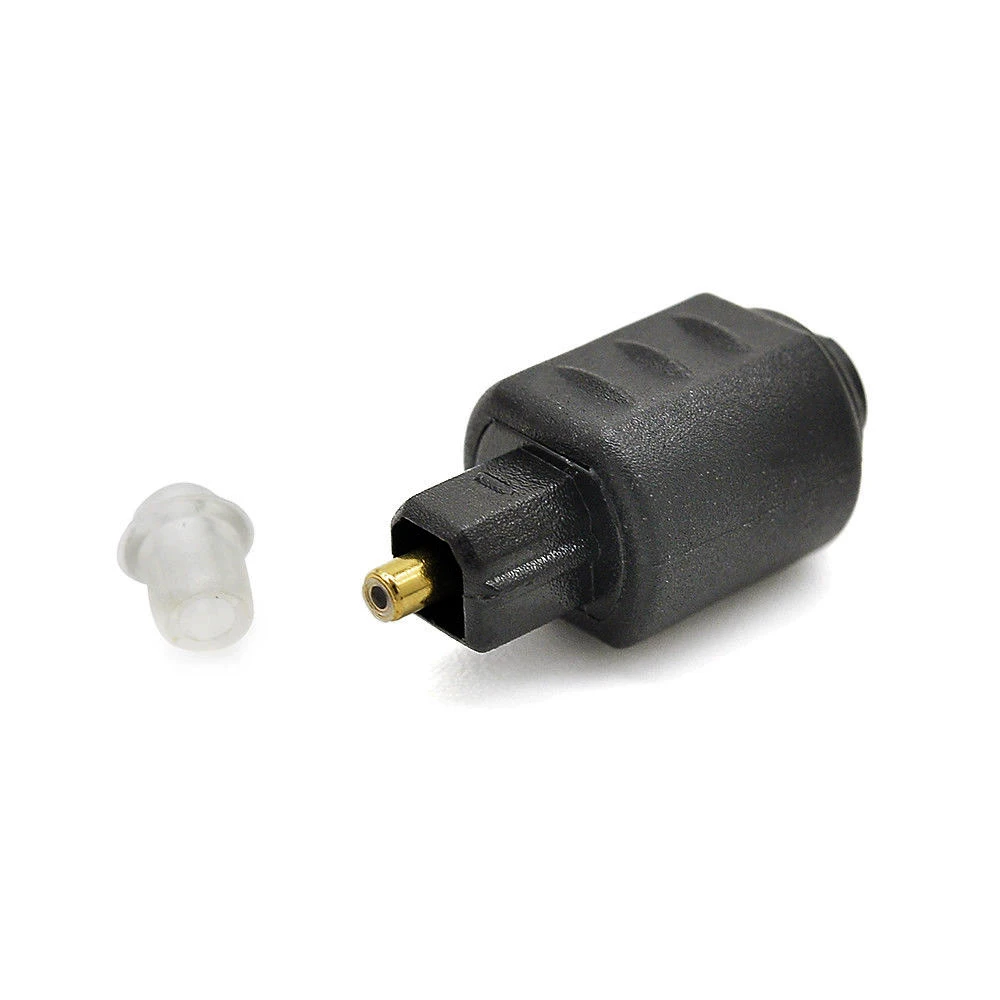 Nuevo Adaptador de Audio óptico, conector hembra de 3,5mm a Digital Toslink macho