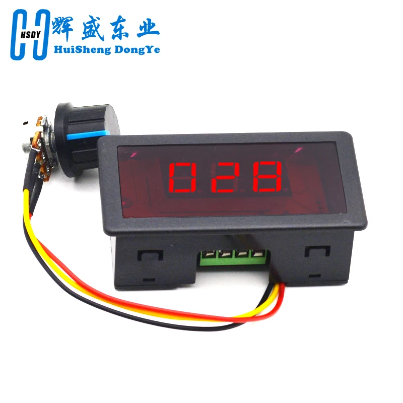 Controlador de velocidad del Motor DC 6V 12V 24V 5A ajustable PWM DC CCM5D pantalla Digital LED regulador de interruptor de Control de velocidad continuo - imagen 4